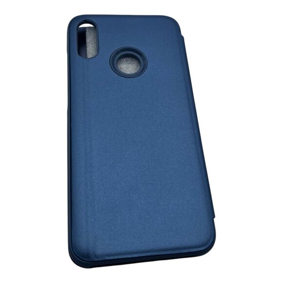 Redmi Note 7 / Xiaomi Note 7 Mirror Flip Phone Case Blue Scratch Resistant - Picture 2 of 8